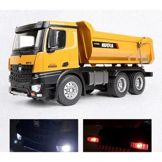 Xe ô tô tải ben điều khiển từ xa Huina 582 Huina 1582 Huina582 - Mô hình xe công trình huina thiết kế khung metal
