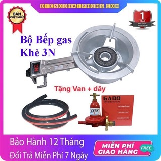 Bếp Gas Công Nghiệp 3N Tặng van dây