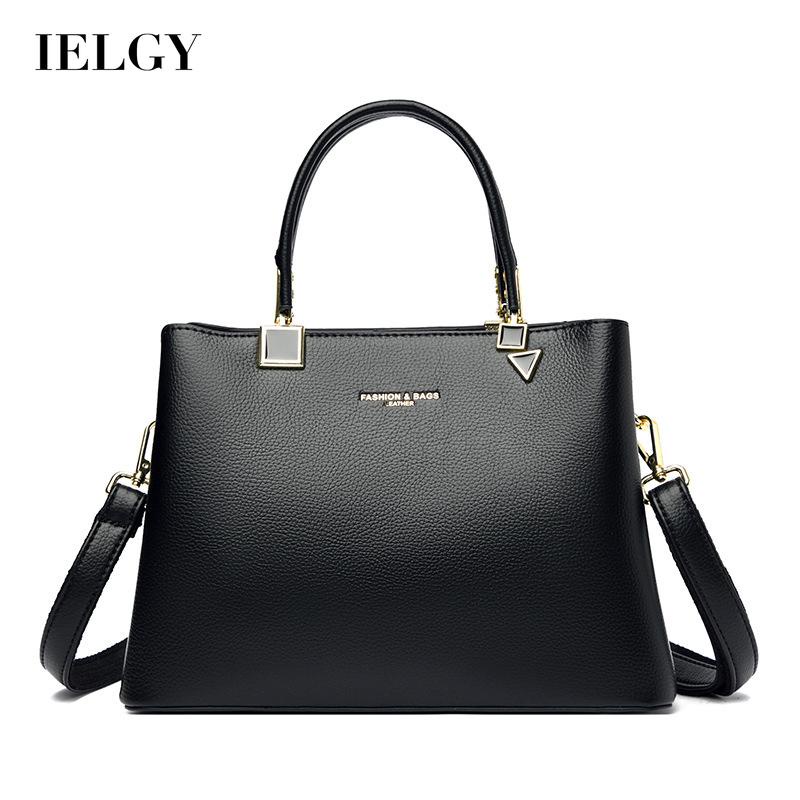 IELGY Túi Đeo Chéo Da Mềm Sức Chứa Lớn Thời Trang Cho Nữ