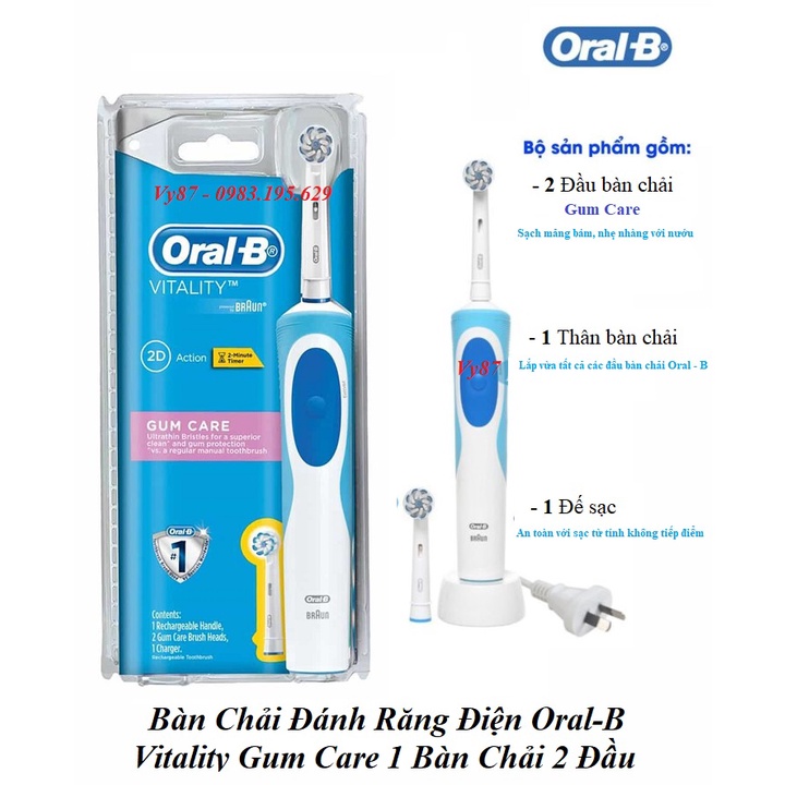 Bàn Chải Điện Oral-B Braun - siêu phẩm công nghệ mới mang đến hàm răng chắc khỏe trắng sáng tự tin khoe nụ cười