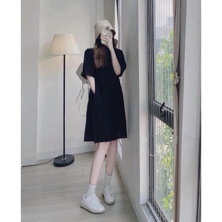 Váy polo nữ chất xốp dáng xuông basic POLODRESS