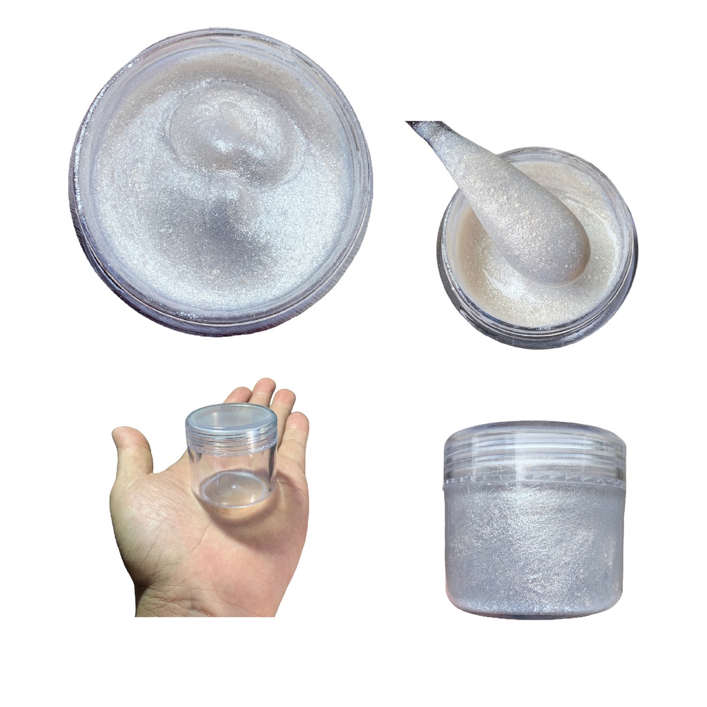 30g Sơn Acrylic Nhũ Ngọc Trai Trắng Hạt Trung Chiếu Lấp Lánh