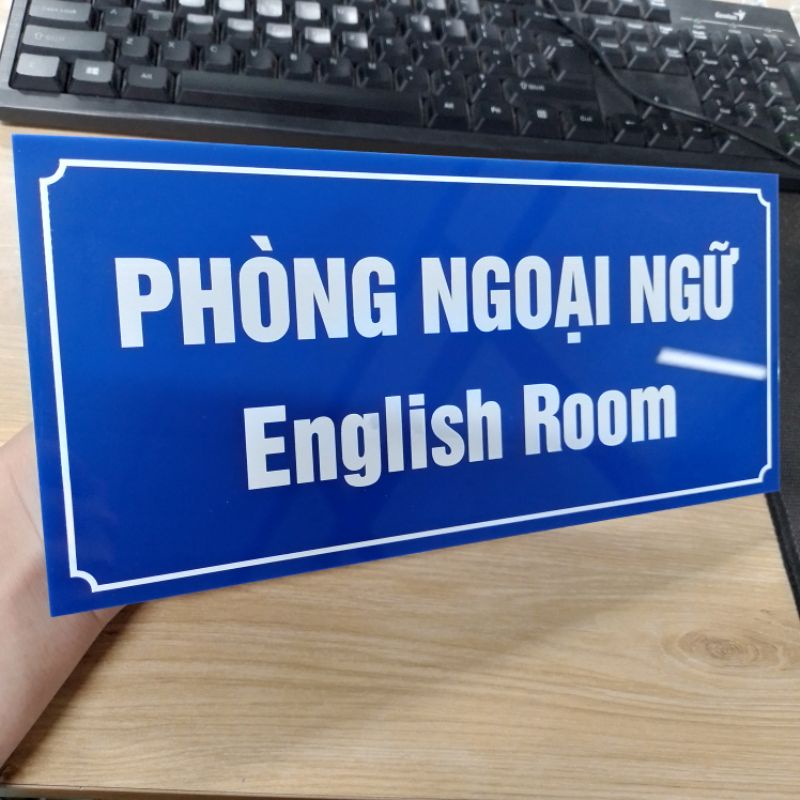 Bảng phòng ban mica, bảng tên phòng bằng mica - Hỗ trợ giao hàng 2h