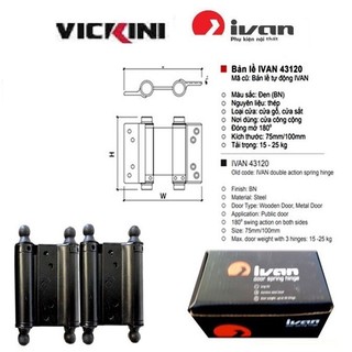 Bản lề cửa 2 chiều thép VICIKINI - IVAN