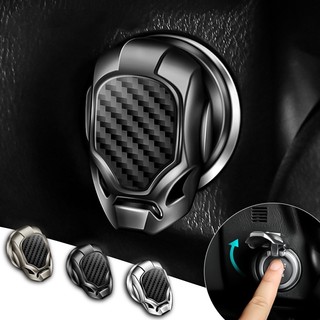 Ốp trang trí nút khởi động xe hơi bằng kim loại 3d