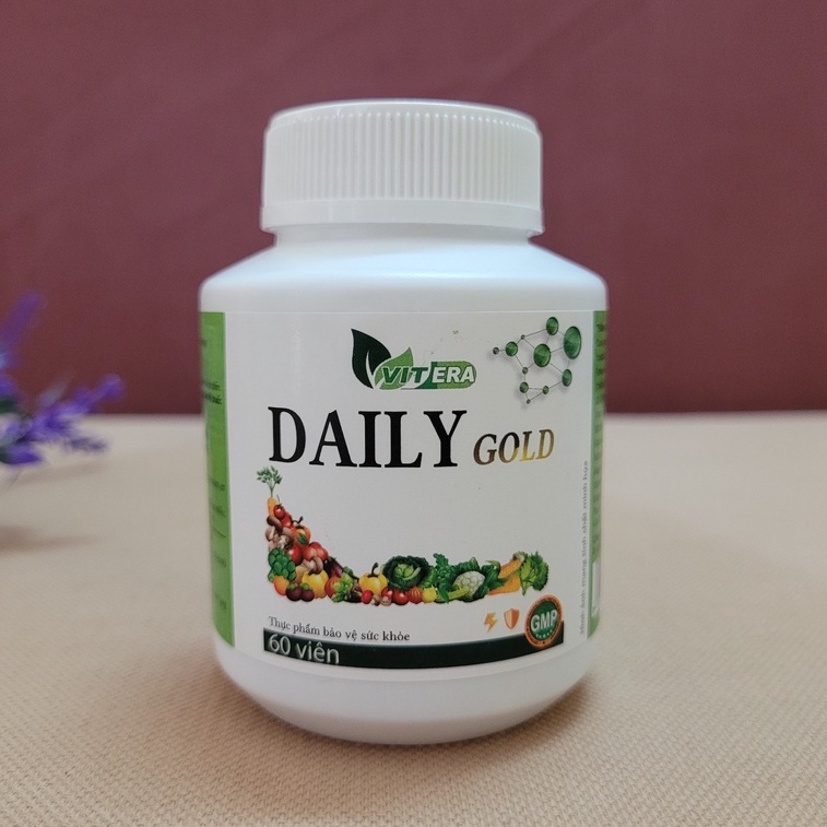 Viên Uống Vitera Daily Gold Hỗ Trợ Bổ Sung Vitamin Và Khoáng Chất Thiết Yếu