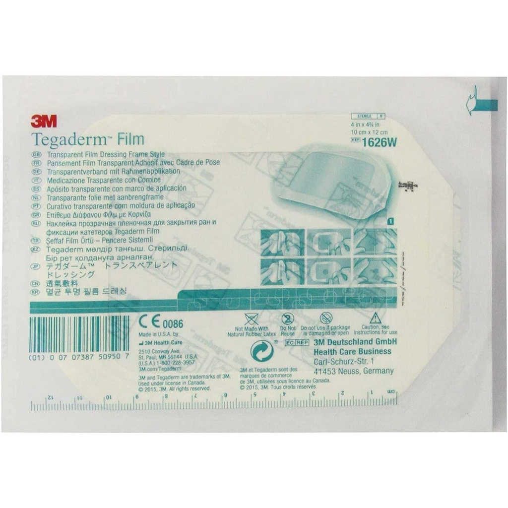 Băng keo y tế 3M Tegaderm 1626W, 50 miếng/hộp, 4 hộp/thùng