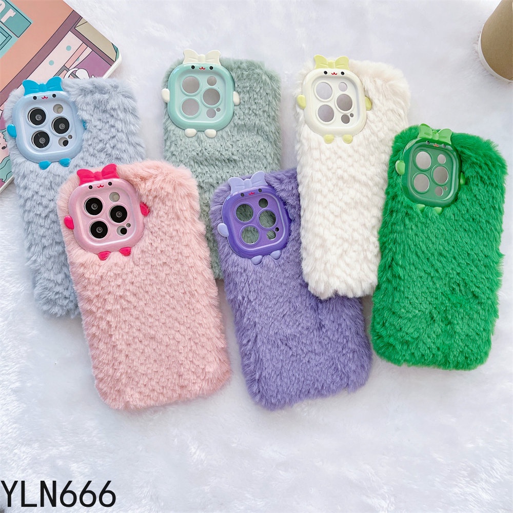 Ốp Điện Thoại Phối Lông Cho OPPO Reno 7 7Z 7PRO 8 8PRO 6 6Z 6PRO 5 5Z 5PRO 5F 4 4F 4PRO 4Z 4SE 3 2 2Z 2F LITE R15 R17