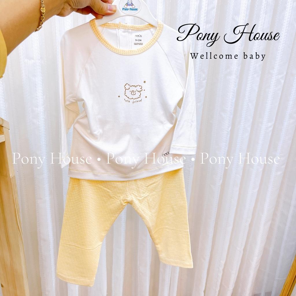 Bộ Quần Áo Dài Tay Nous Doux Cho Bé Trai Bé Gái Size 9-12 Tháng đến 18-24 tháng