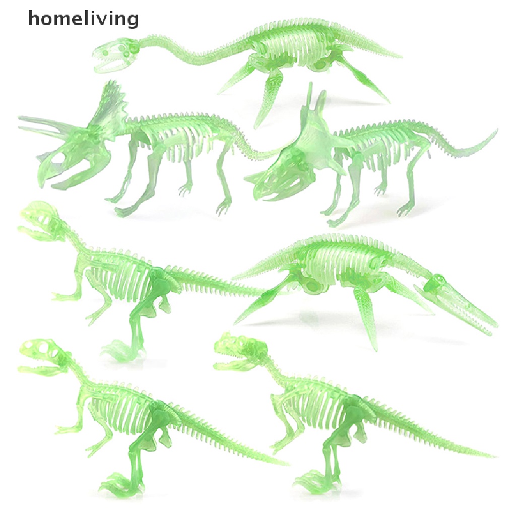 Mô Hình Xương Khủng Long Hóa Thạch Màu Dạ Quang Trang Trí