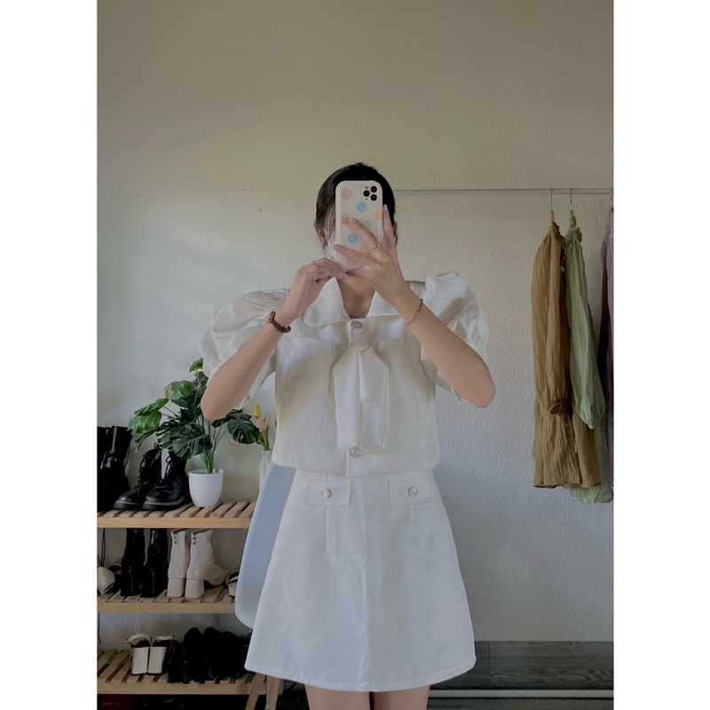 SET DẠ TRẮNG TIỂU THƯ THẮT NƠ
