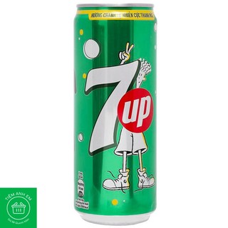 Lon nước ngọt 7 Up vị chanh 320ml