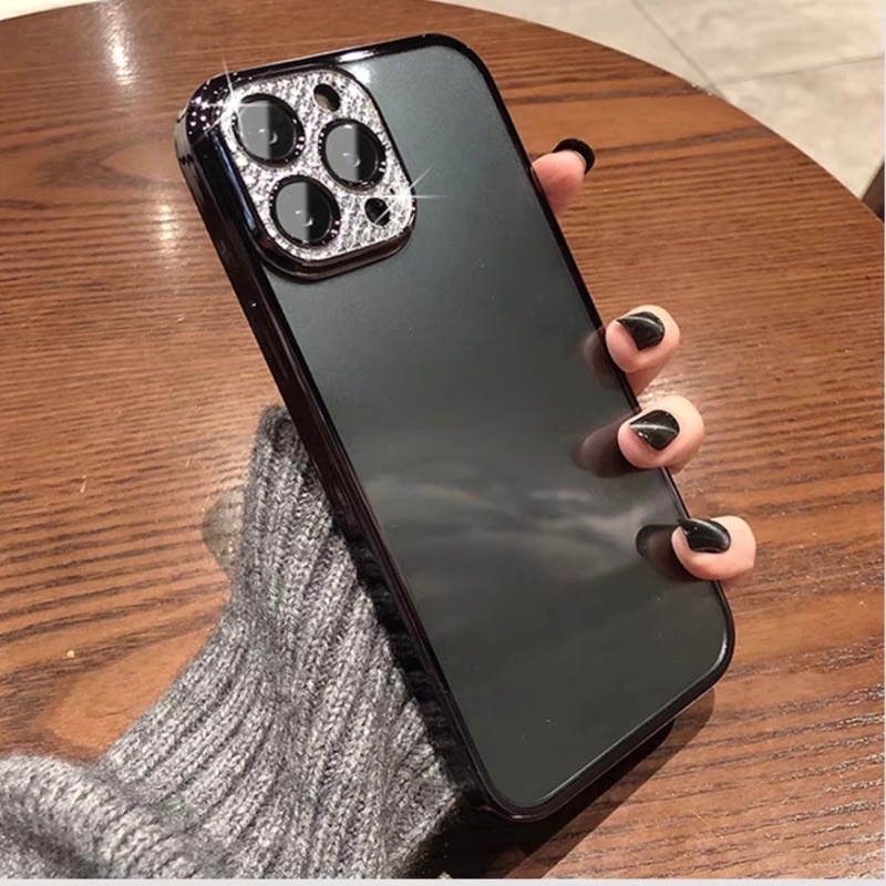 Ốp lưng Sulada viền nhũ kim tuyến bảo vệ camera cho ip 14 pro max 14 pro 14 plus 14 13 pro max 13 pro 13