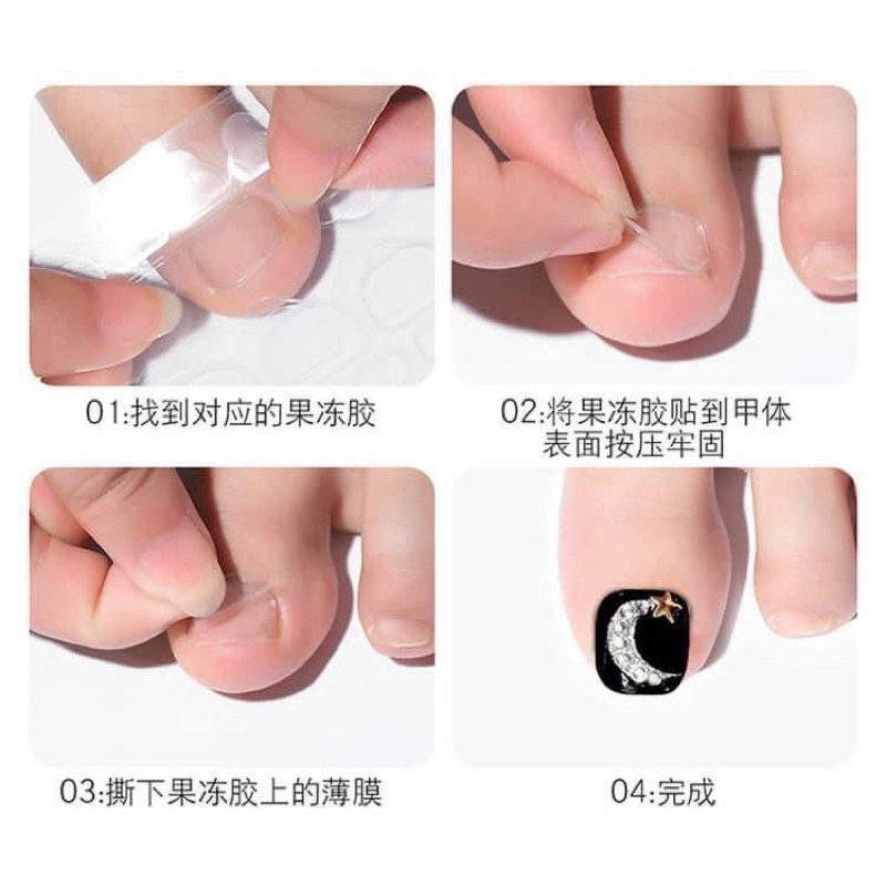 Miếng dán nail Tạm thời