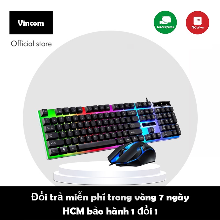 Bộ bàn phím NTC G21 Bộ bàn phím và chuột cơ học cho game thủ - Đèn LED nhiều màu - 7 màu