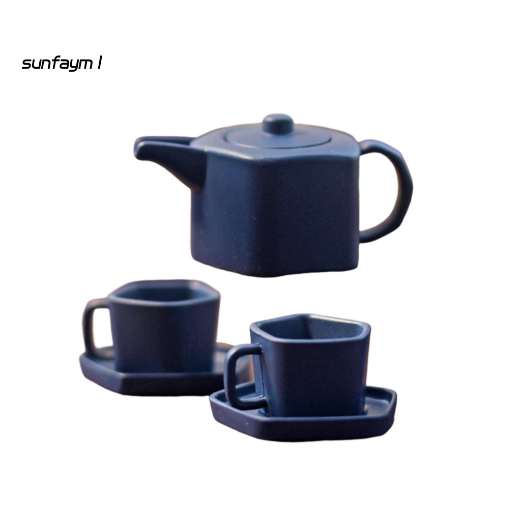 1 Bộ Ấm Tách Trà Đồ Chơi Búp Bê Nhỏ Gọn