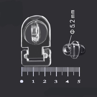 Bộ khóa mica góc tròn, chốt khóa bằng mica trong suốt