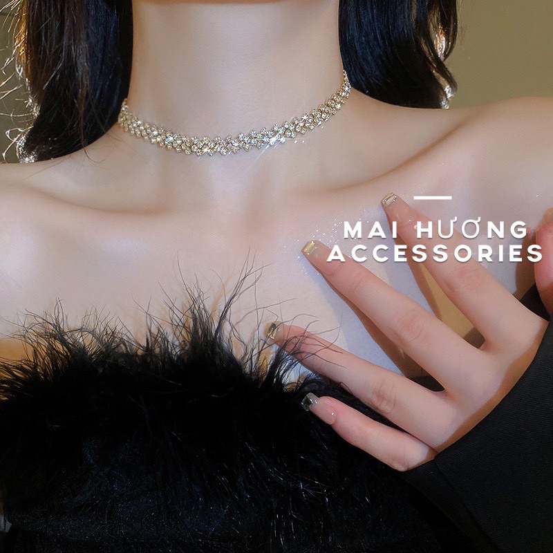 Chocker đá siêu sang