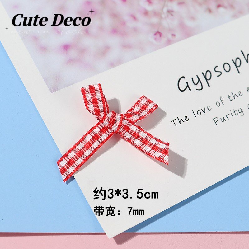 [CuteDeco] Giày Crocs Đính Nơ Nhỏ (11 Màu) Xanh Nhạt / Đỏ / Vàng / Đen / Đen / Dễ Thương / Phụ Kiện Tóc DIY