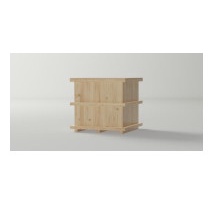 Thùng Gỗ Palet Đựng Chậu Hoa