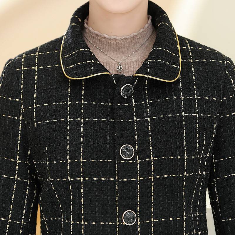 Áo Khoác Vest Có Mũ Trùm Dáng Ngắn Thời Trang Xuân Thu 2020 Cho Nữ Trung Niên