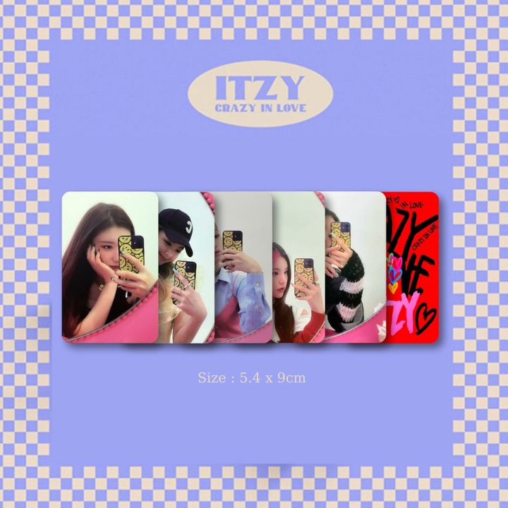 [Unoff] Set 5 card ITZY Crazy In Love (1)