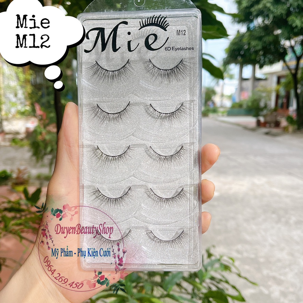 Đủ mã Mi Mie 6D 5 cặp cao cấp chính hãng của Duyenbeautyshop chuyên dùng cho makeup