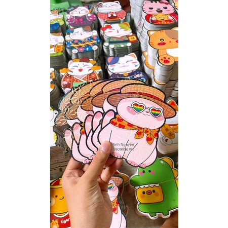 Bao Lì Xì ChiBi Mẫu Mới Hottrend 2023 Giấy Bìa Cứng Bóng