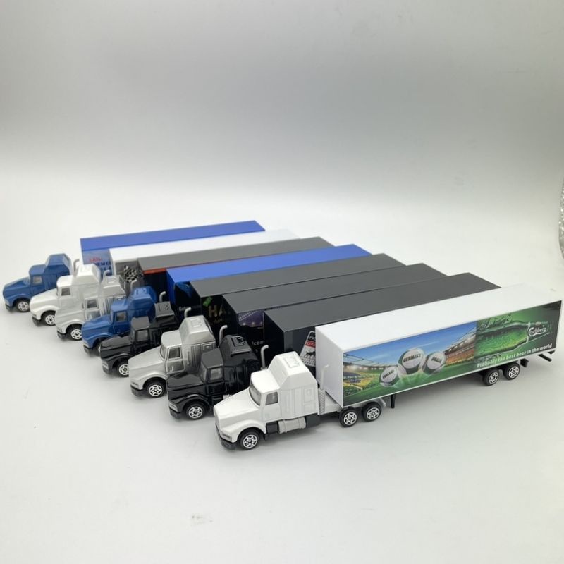 Mô hình xe tải Container hợp Kim 1:87