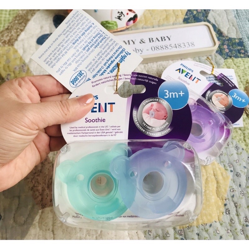 Thanh lý Ti giả chống vẩu Avent Soothie scf194