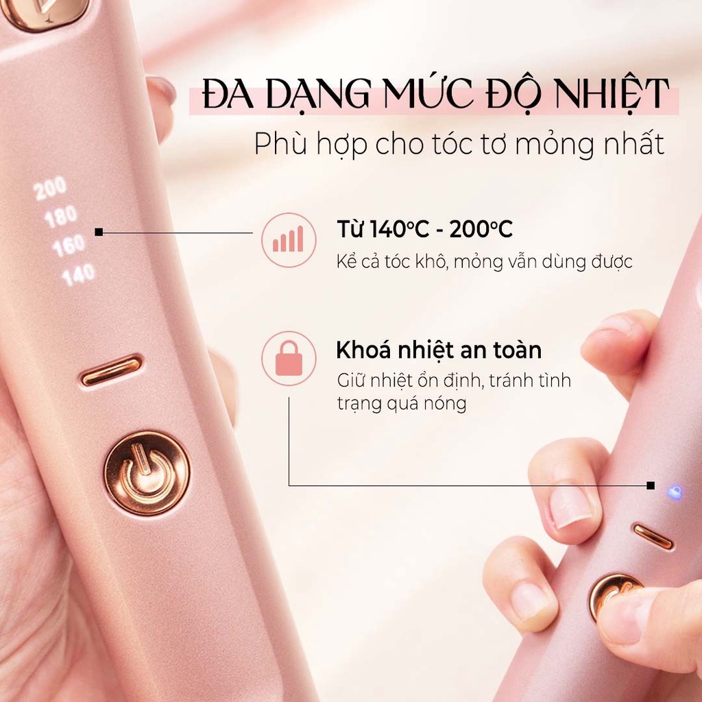 Máy uốn tóc tạo kiểu tự động OMMON Auto Rotating Hair Curler