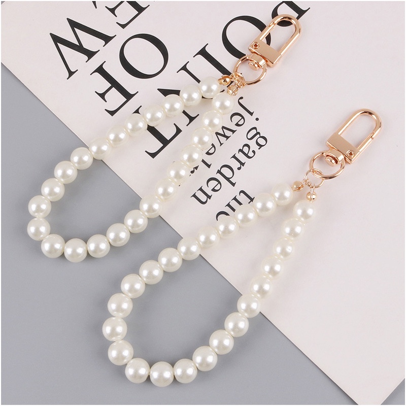 Móc Khóa Ngọc Trai Đơn Giản Độc Đáo Thời Trang