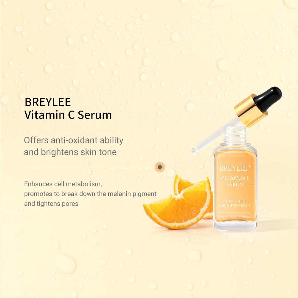 Bộ Sản Phẩm BREYLEE Gồm Serum Vitamin C + Kem Dưỡng Da Mắt + Kem Dưỡng Xóa Quầng Thâm Làm Trắng Và Dưỡng Da Hiệu Quả