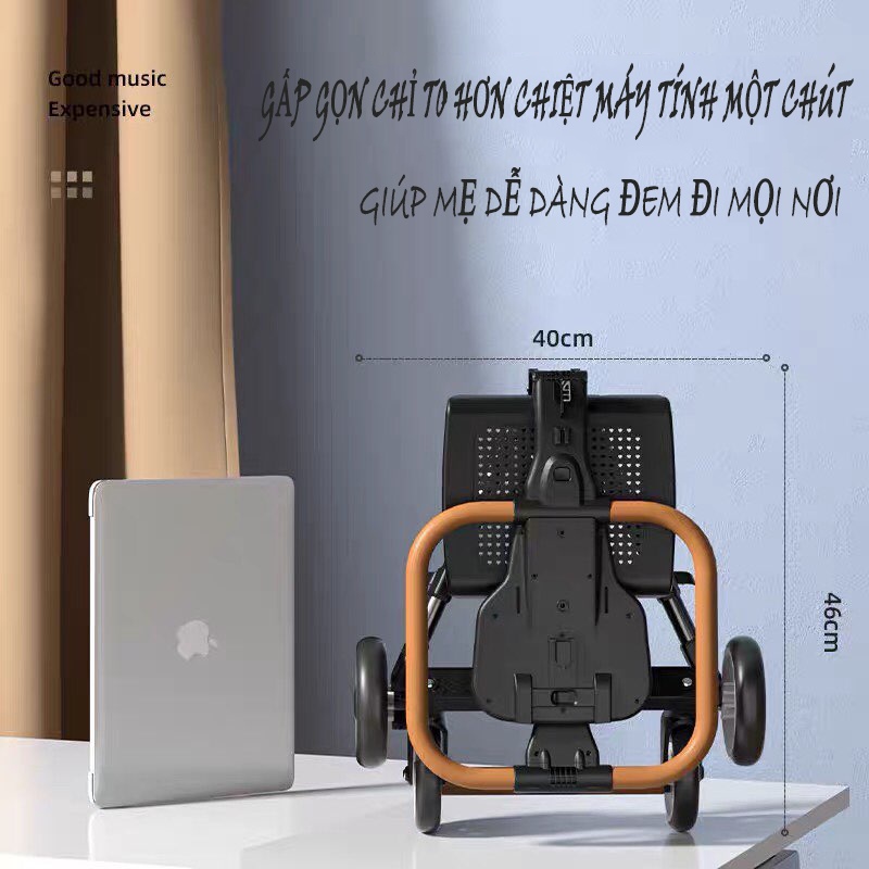 Xe đẩy gấp gọn cho bé Jokey J5, Xe đẩy em bé đi du lịch siêu gọn nhẹ - Bảo Hành 12 tháng _Bonbonshop_