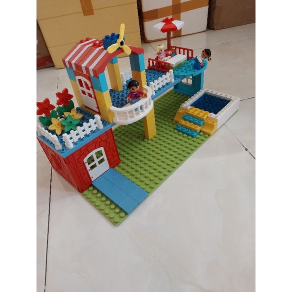 Lan can trắng tương thích duplo