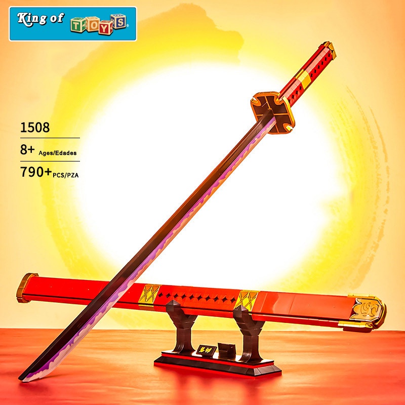 Đồ Chơi Lắp Ráp Kiểu Lego Mô Hình Thanh Kiếm Dạ Quang Sword Sandai Kitetsu Zoro OnePiece Đảo Hải Tặc 1508 Với 709 PCS