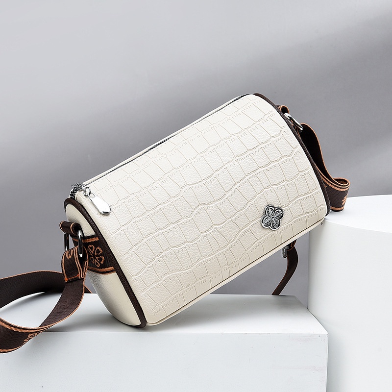 Túi Xách Boston Đeo Chéo Vai Hình Tròn Cỡ Nhỏ Thời Trang Cao Cấp Cho Nữ