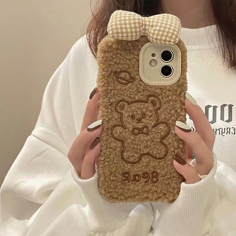 Ốp Điện Thoại Mềm Hình Gấu Bay Cho iPhone 14 11 12 13 Pro Max 6 7 8 Plus XR XS Max