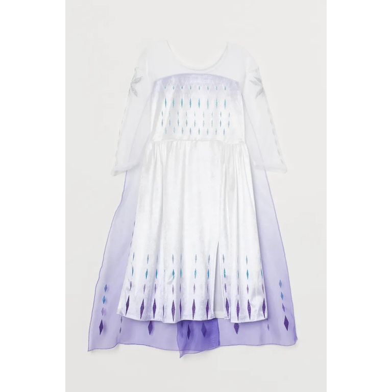 Váy xanh hóa trang công chúa Elsa Frozen HM H&M_hàng chính hãng authentic