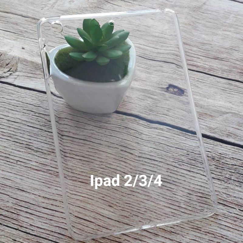 Ốp lưng silicon dẻo trong suốt iPad 2/3/4