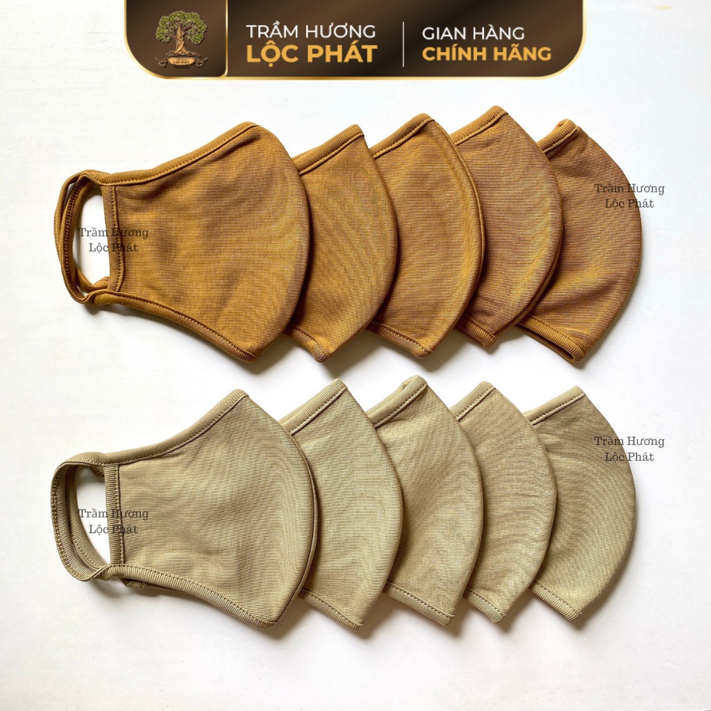 Khẩu Trang Vải Nam Nữ Nhiều Màu Cotton Nhật Cao Cấp Chống Nắng Ngăn Tia UV Thoáng Mát Mềm Mại 1 Cái