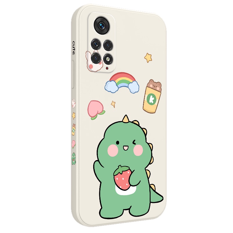 Ốp Điện Thoại Hình Khủng Long Roaring Sáng Tạo Cho Xiaomi Redmi Note 11 11S 11T Pro Plus + 4G 5G