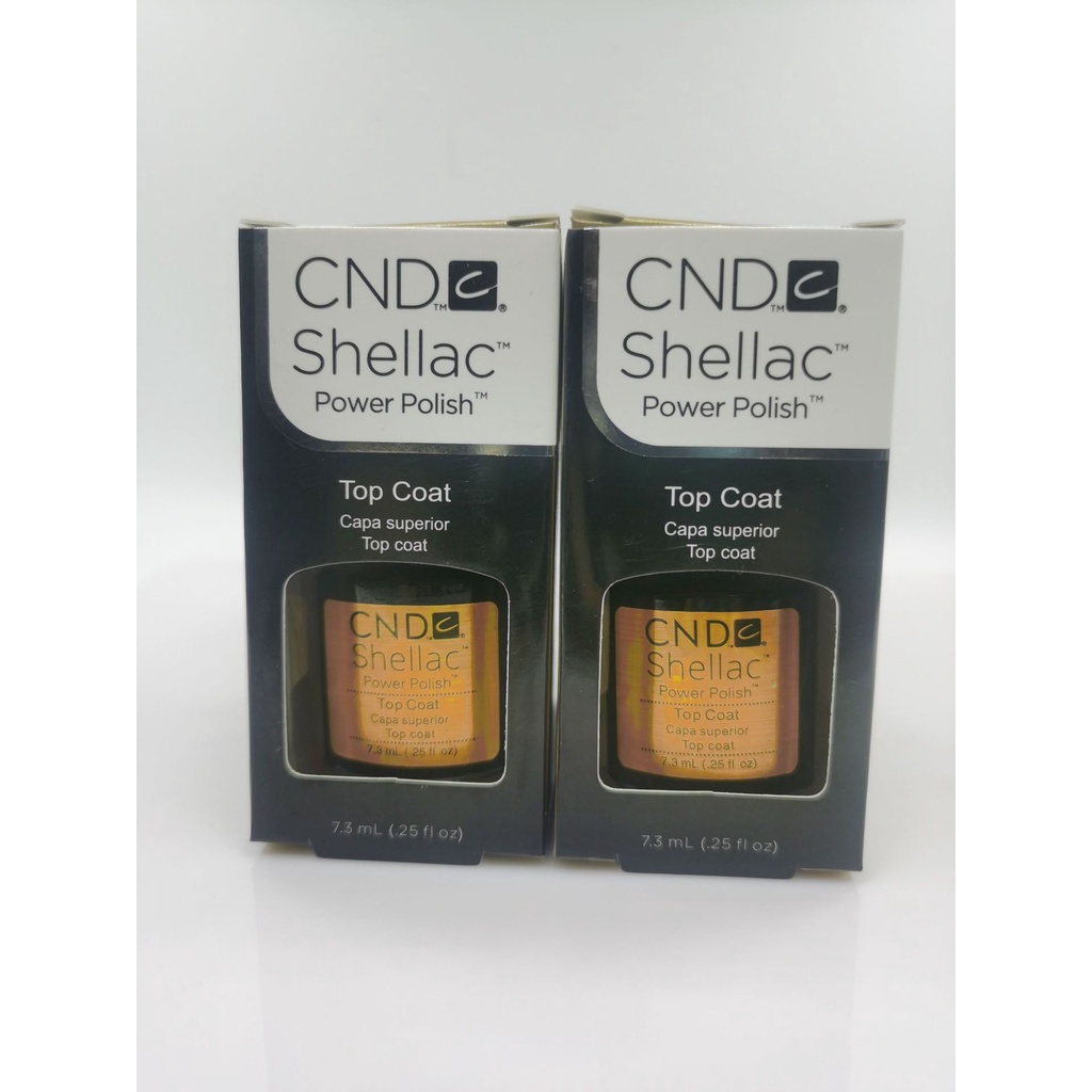 Cặp Base - Top CND Sơn Gel Siêu Bền Và Bóng 7,5ml