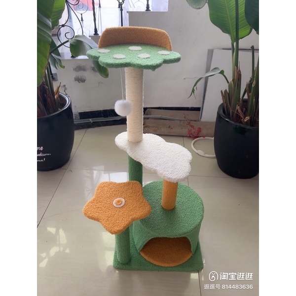 Trụ Cào Móng 4 Tầng dành cho mèo 40x40x87cm
