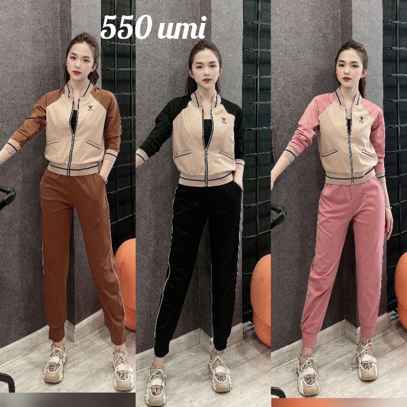Bộ thể thao chất umi cao cấp quảng châu siêu nữ đẹp