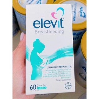 Elevit Breastfeeding – Elevit sau khi sinh & cho con bú hộp 60 viên Úc