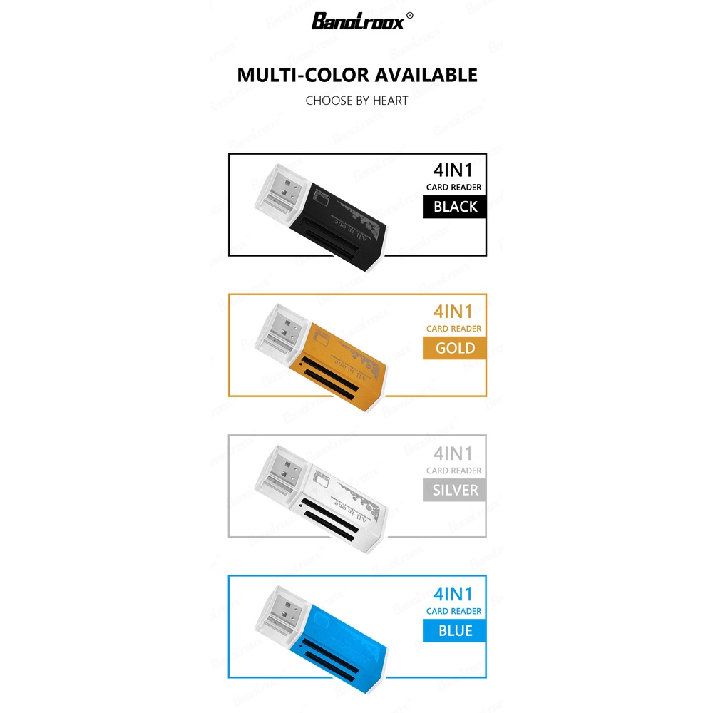 Đầu Đọc Thẻ Nhớ Micro SD / T-Flash / M2 / MS SD Chuyên Dụng