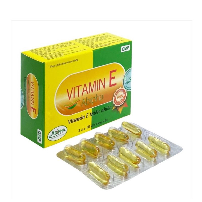 VIÊN UỐNG VITAMIN E (HỘP 30 VIÊN)