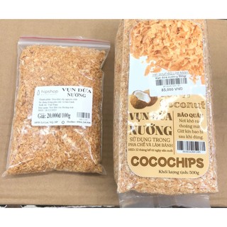 Vụn dừa nướng làm kem trứng dừa nướng