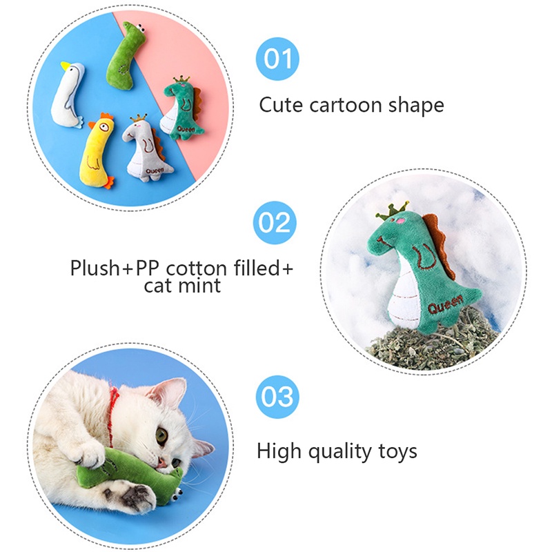 Đồ Chơi Nhồi Bông Mài Răng Cho Mèo Cưng